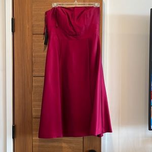 Ann Taylor magenta/wine color formal dress.